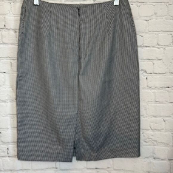 New York & Company Women’s Black White Checkered Pencil Skirt size 6 - Picture 4 of 7